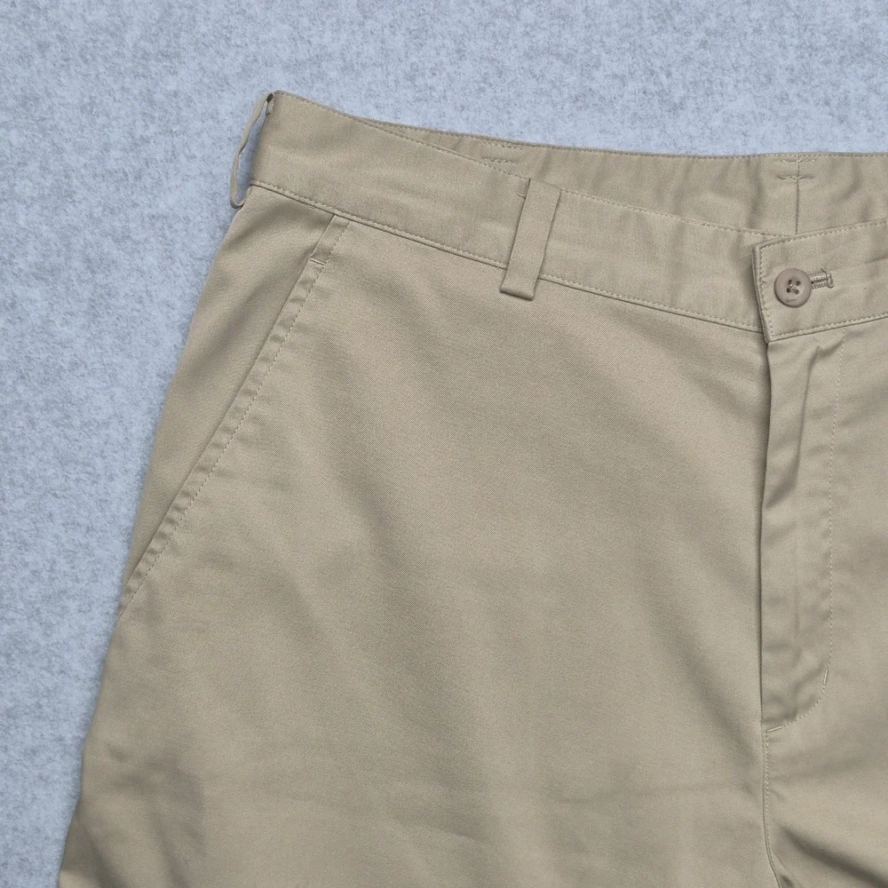 Nike Golf Dri-FIT Shorts Mens 34 Beige Tan Flat Front Stretch Lightweight